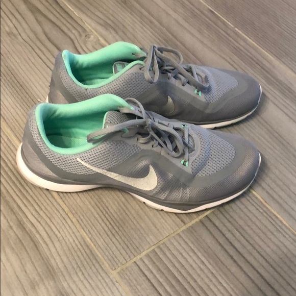 Nike Shoes - Nike Flex Trainer 6 Sneakers in Mint and Gray